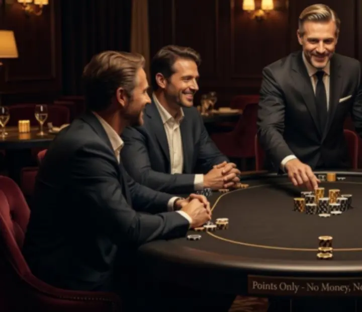 Pokrový stôl počas spoločenského programu v Noble Gala